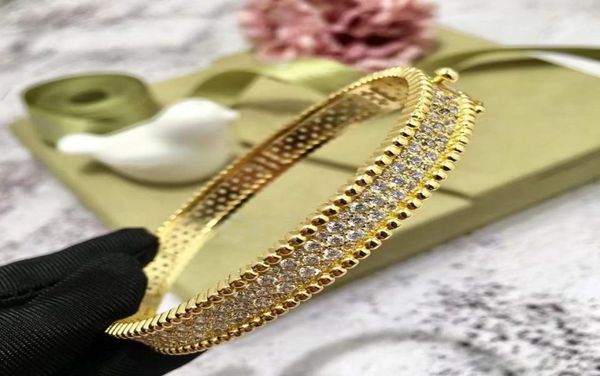 

love diamond bracelet tennis bangle designer jewelry copper rose silver gold woman feng shui elegant luxury charm cuff bracelets d9355891, Black