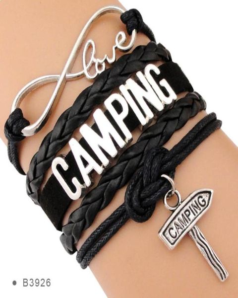 

infinity love baking chef cook dietician nutrition bbq barbecue baker bartender camping summer style leather bracelets for women925421826, Golden;silver