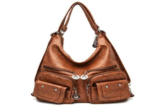 

large backpack multifunction women backpacks leather school bags for teenage girls shoulder bag ladies travel backpack mochilas 223503067