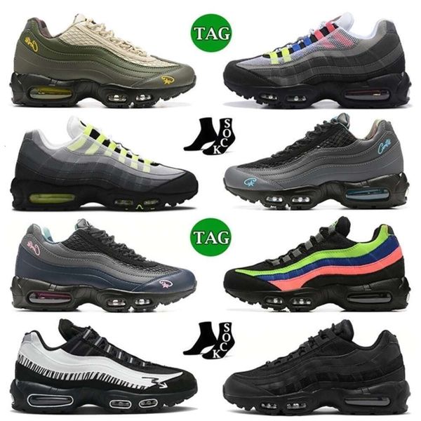 

wholesale mx 95 og running shoes men women 95s cork pink beam sequoia triple black white aegean storm neon greedy designer low flat sneakers