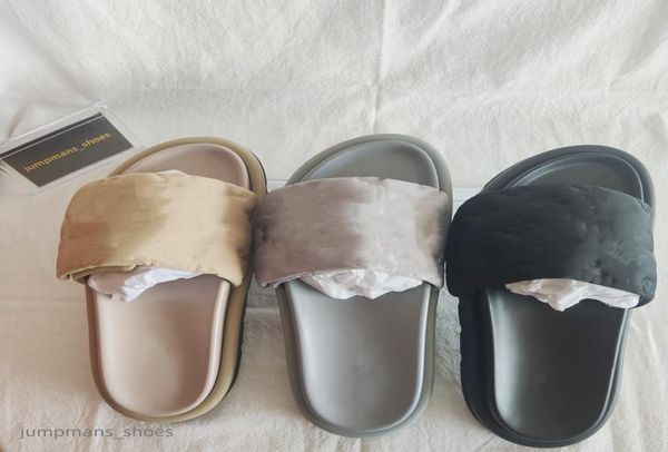 

designer women039s sandals sunset flat comfortable slide pad adjustable front strap slipper stylish2283198, Black