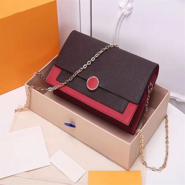 

women handbags classic flore chain wallet ladies fashion handbag lady clutch purse retro shoulder flore bags m67404 m175s