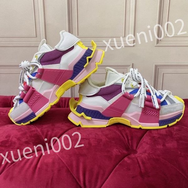 

2023 quality casual shoes designer sneakers color matching running thick sole trend light fashion all match cool size 35-41hc220704, Black