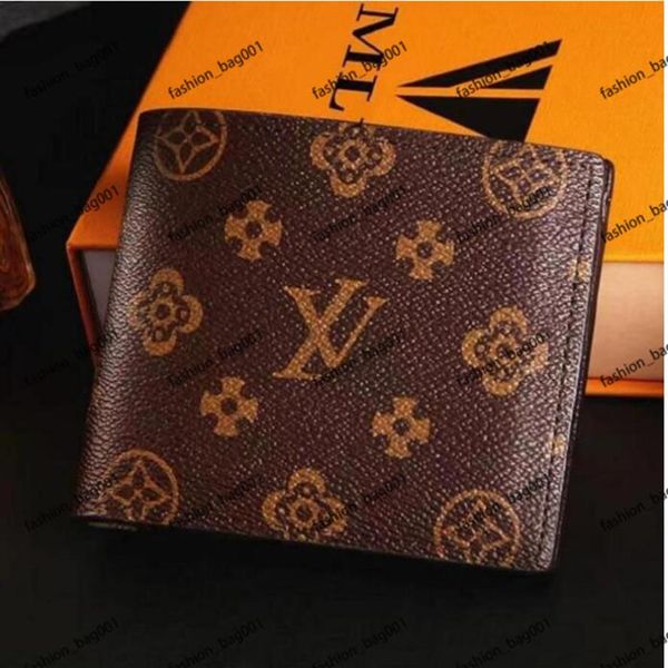 

2023 designers luxury leather wallets fashion designer wallets retro handbag for men classic card holders coin purse famous clutch271f