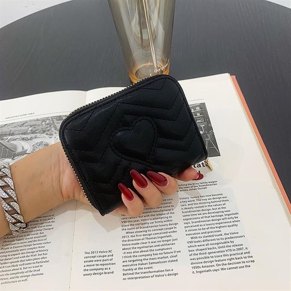 

2023 designer wallet women and men credit card holder blue flower long purse fashion clouds short bag302t, Red;black