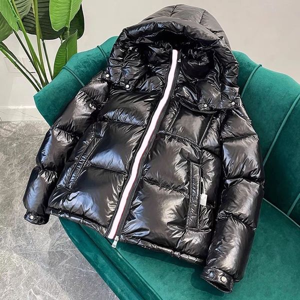 

designers mens s clothing down jacket men and women europe american style coat highs quality brand coats cotton downjackets plus size s-4xl, Black