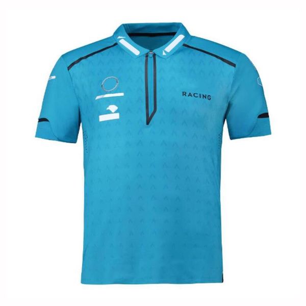 

2021 f1 t-shirt formula one car logo team uniform racing suit short-sleeved t-shirt male polo shirt custom made car club clothing229z