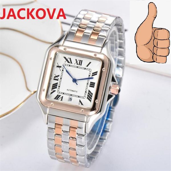 

mens square roman dial watches full stainless steel sapphire waterproof classic wristwatches montre de luxe2499, Slivery;brown