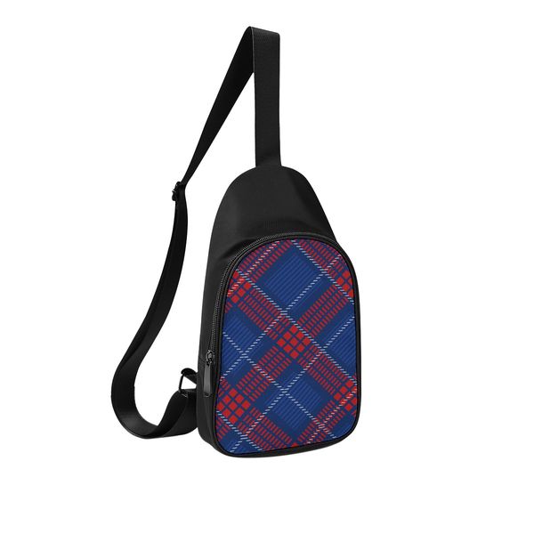 

diy custom men's chest bags women's shoulder bags chest bags blue clovely production of personalized exclusive custom couple gifts