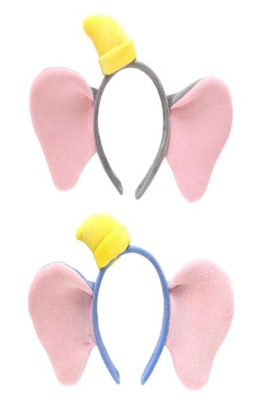 

hair accessories lovely elephant ears hoop cartoon animal headdress washing face makeup headband headwear accessory2847903, Slivery;white