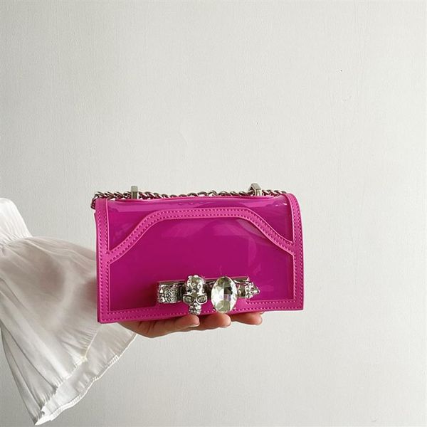 

evening bags pvc women shoulder tote eco shopper retro jelly casual s printing crossbody handbag 2211252040