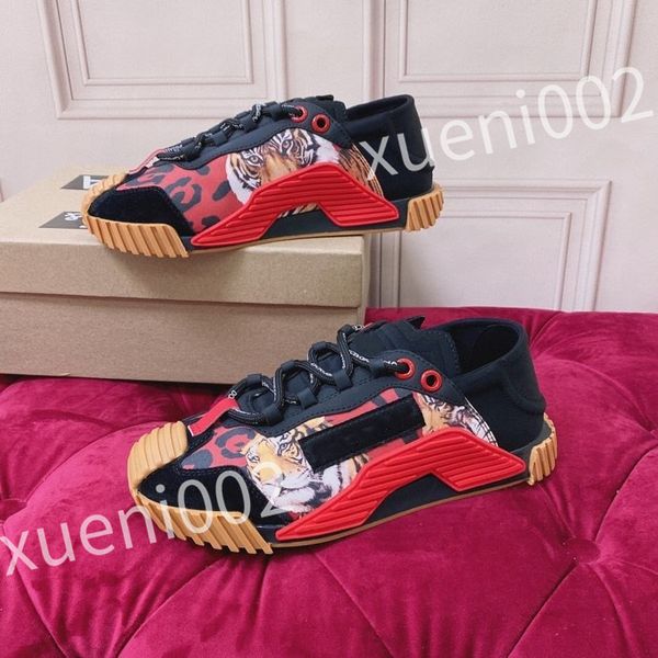 

2023 calfskin casual sport shoes men women leather platform trend fashion trainers black white sneakers casual walking size 35-41 hc220703