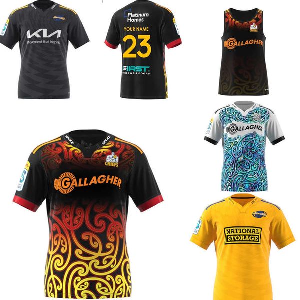 

2023 chiefs super rugby home jersey shirt 2023/24 chiefs home rugby training jersey singlet size s---5xl, White;black