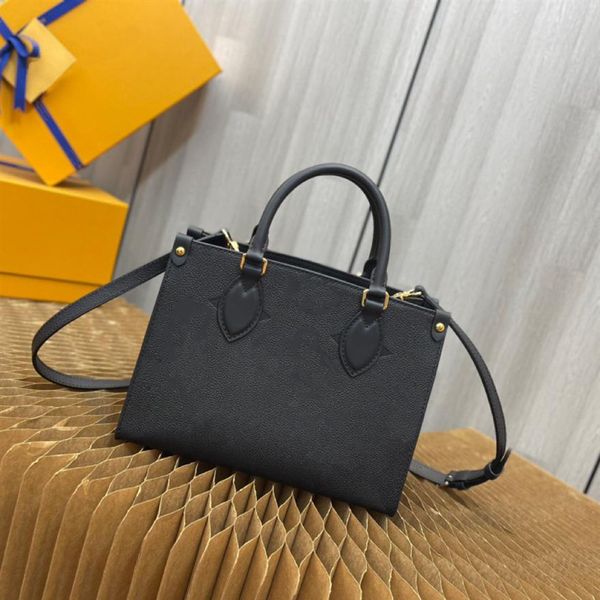 

onthego pm mini 25cm empreinte leather tote bags women designer bag with straps handbags270d