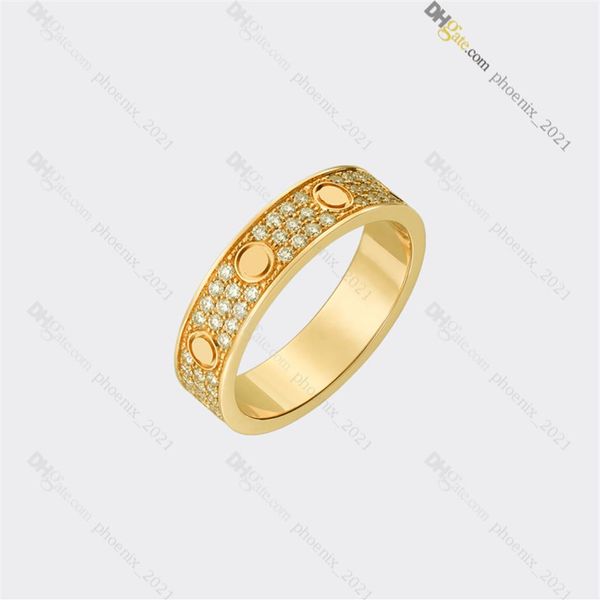 

designer ring for women love ring titanium steel diamond-pave ring gold-plated never fading non-allergic gold ring; store 21621802291u, Silver