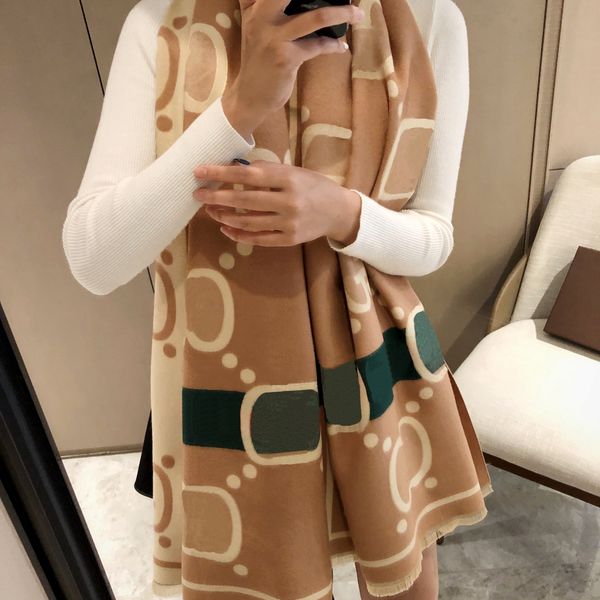

Designers Cashmere Designer for Women Winter Scarf Silk Double-sided Soft Thermal Versatile High End Creative 7RDX