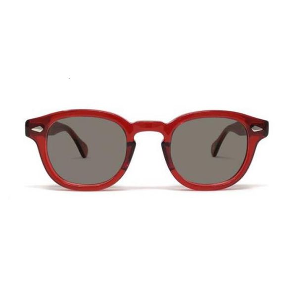 

2020 johnny depp sunglasses men women polarized sun glasses brand vintage acetate frame lemtosh eyeglasses 0053836708, White;black