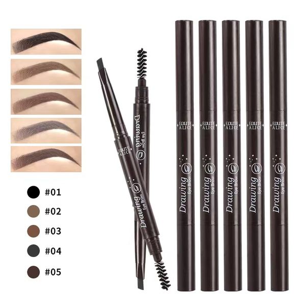 

eyebrow pencil eyebrow enhancers 5 colors double ended brand makeup whatproof longlasting