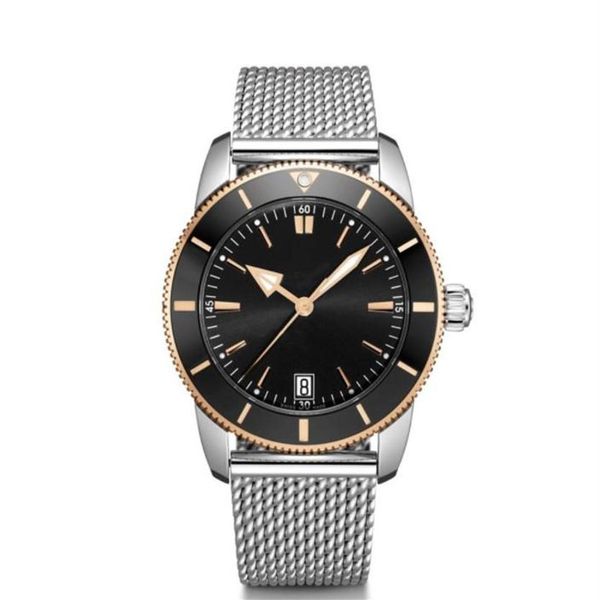 

superocean heritage watch 44 mm b20 steel belt automatic mechanical movement full working men wrist wa cmnx water299b, Slivery;brown