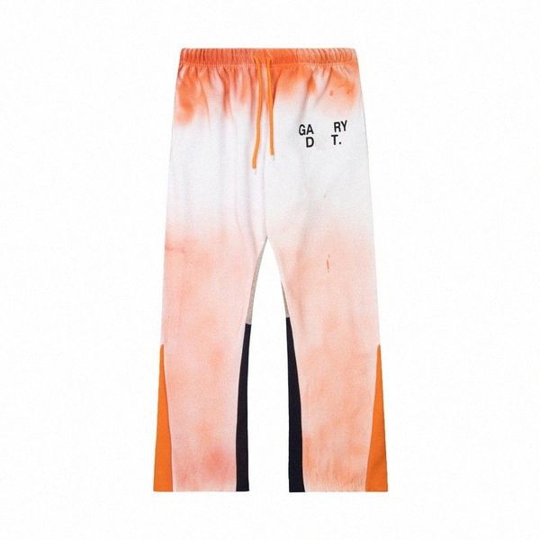 

mens jeans pants sweat designer pant speckled letter print men's women's couple loose spring autumn versatile casual pants straig, Blue