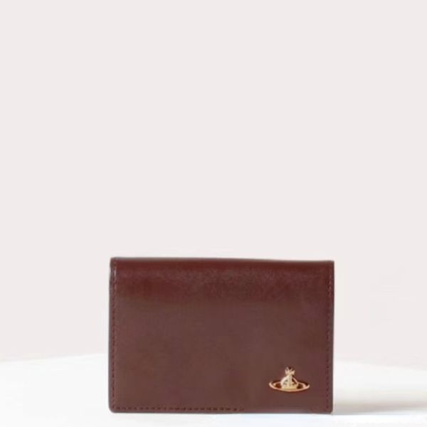 

Holders Brand Wallets Large Capacity Leather Saturn Business Card Bag passport holder travel, Pink