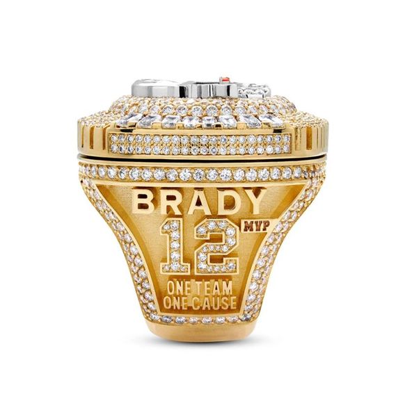 

fans'collection tampa bay 2020-2021 pirate wolrd champions m championship ring sport souvenir fan promotion gift wholesale us size 9-13, Golden;silver