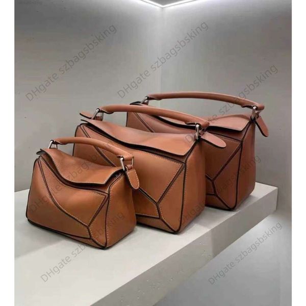

women's leather handbag geometric shoulder bag cross luxurious design exquisite gift