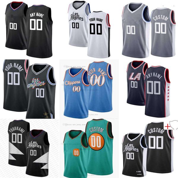 

mens womens youth la''clippers''custom eric gordon 10 bones hyland 5 mason plumlee 44 jason preston 17 ivica zubac 40 ba, Black;red