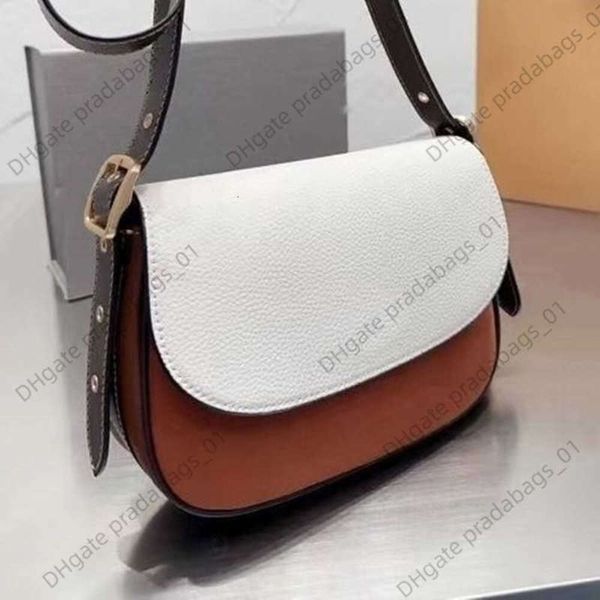

women's new style designer bag leather retro ins portable shoulder crossbody bag fashionable and versatile saddles bag