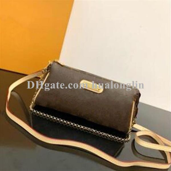 

women handbag purse evening bag shoulder cross body clutch flower grid checkers serial number fashion wallet whole discount263s