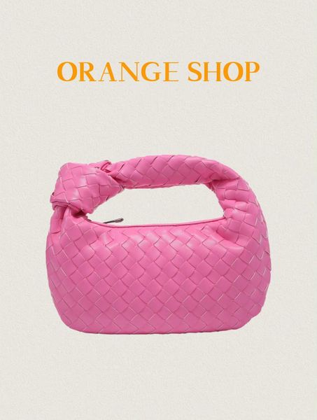 

abottegasventas designer tote bag mini jodie candy knitting knotted oxhorn dumplings cloud bag handbag underarm bag female