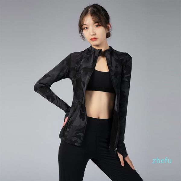 

women sportswear zipper quick dry sport jacket outwear yoga gym professional polyester snow running clothing277r
