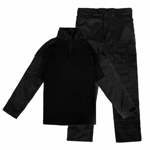 

outdoor combat training men's camouflage tactical frog suit, Black;green