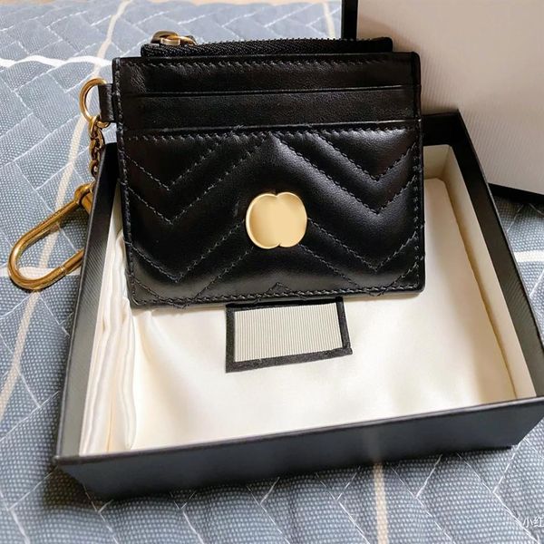 

genuine leather woody famous card holder wallets purses luxury bags designer passport holders key pouch womens men wallet wristlet201p, Red;blue