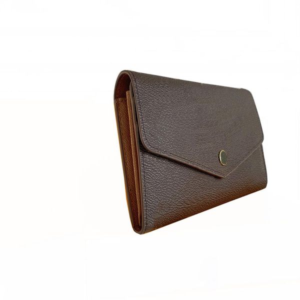 

designer leather folding wallet cute coin purse ladies credit card holder 10b, Red;black