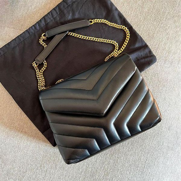 

lady loulou pink designer bag luxury tote handbag hobo classic flap gold silver chain shoulder womens mens purse genuine leather c294o