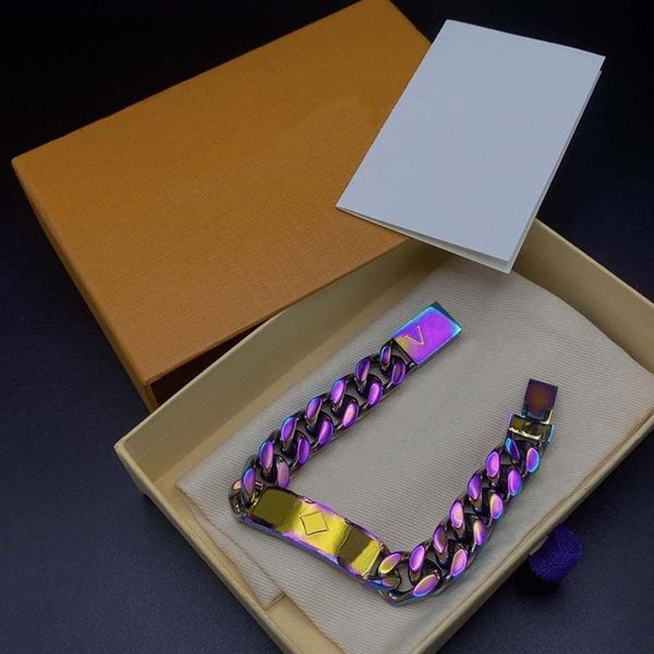 

elegant bangle bracelet fashion novel shining bracelets man woman chain special design jewelry 6 styles 32h, Black