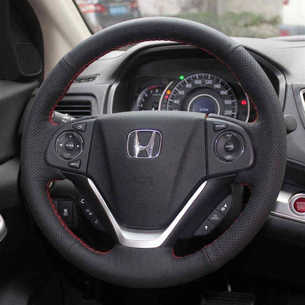 

synthetic leather car steering wheel cover for honda crv crv 2012 2013 2014 2015 2016 j220808273v