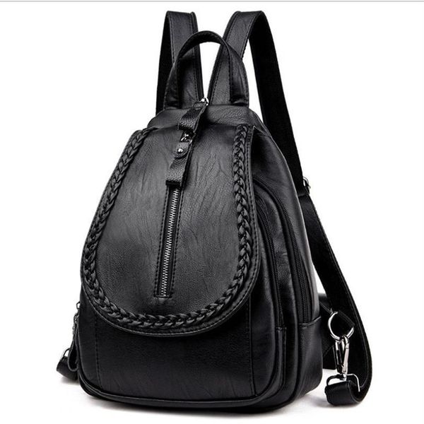 

hbp classic fashion black women men backpack style duffel bags shoulder handbags school bag3455