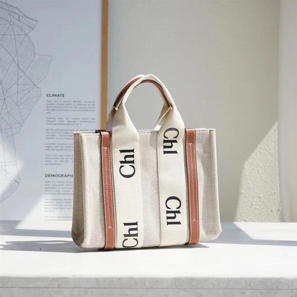

classic canvas woody tote shop bags sling basket designer women handbags luxury clutch men large travel bag crossbody quality shou3116