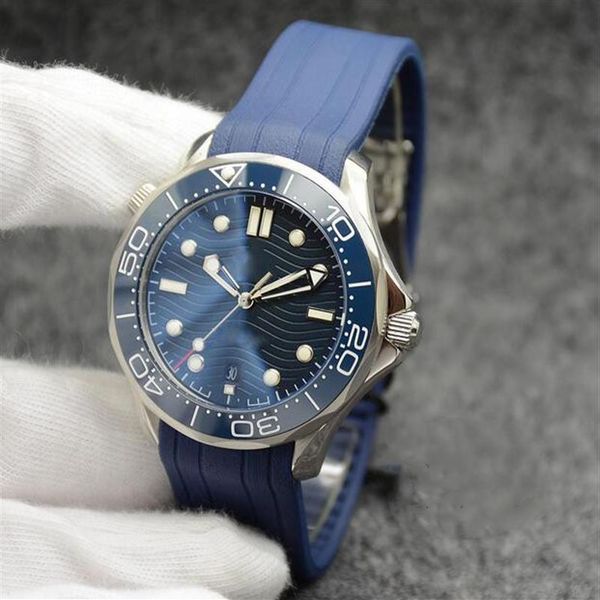 

42mm automatic mechanical outdoor mens watches watch black dial with stainless steel bracelet rotatable bezel transparent242w, Slivery;brown