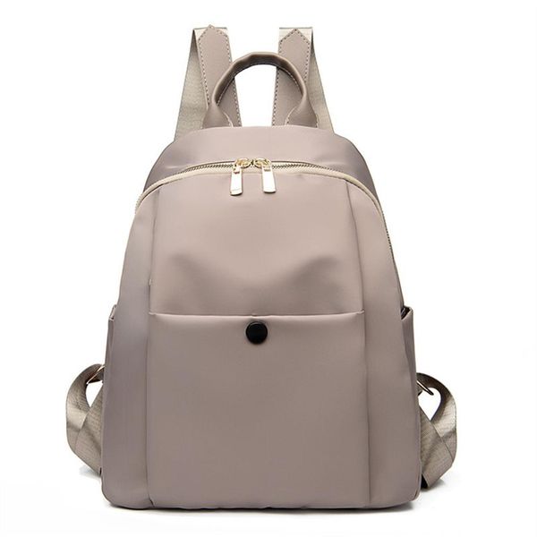 

lu yoga bags designer backpack ladies oxford simple solid color travel backpack school bag with logo206k