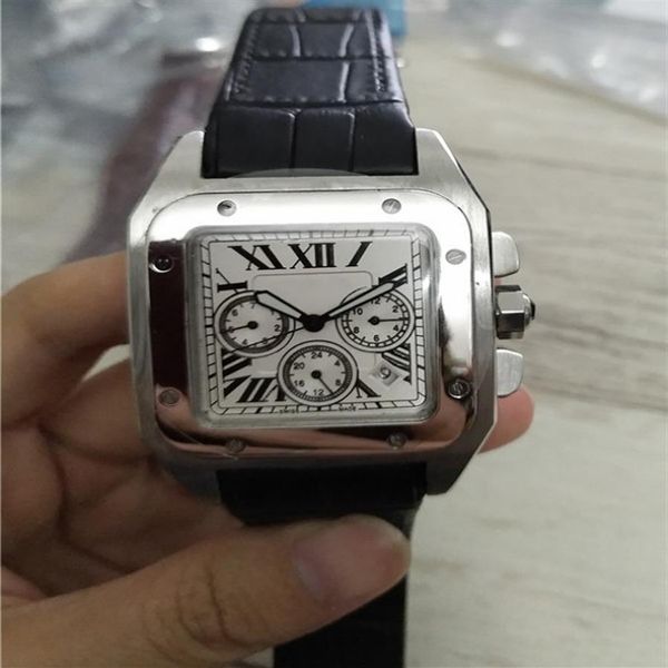 

sell male clock man watch stainless watches mechanical automatic wristwatch new fashion business wristwatches 010337b, Slivery;brown