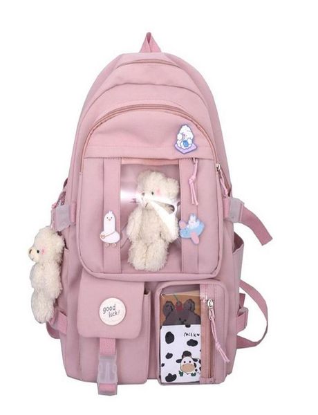 

school bags cute women large capacity backpack waterproof nylon female schoolbag college lapbackpacks kawaii girl travel book5631745