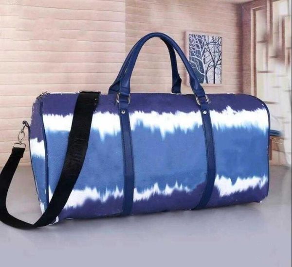 

designers bag 50cm large capacity duffle women bag bags travel handbag handbags men shoulder duffel carry on luggage bottom rivets8765456, Red;black