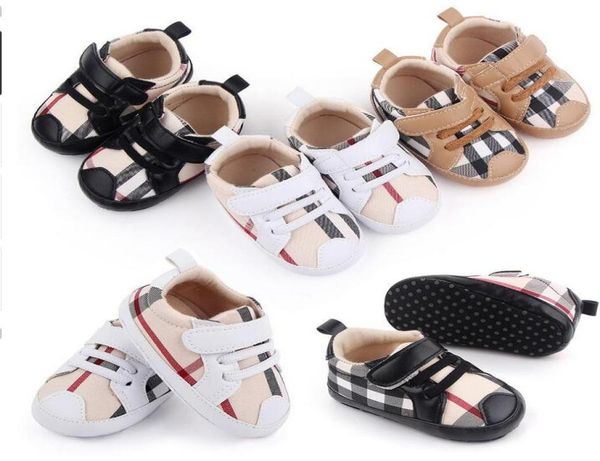 

newborn boys girls first walkers soft sole plaid baby shoess infants antislip casual shoes sneakers 018months4242710