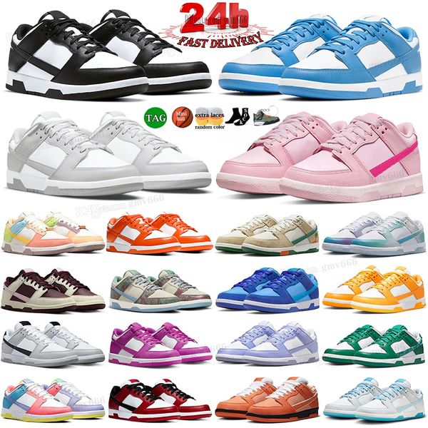 

men women shoes flat sneakers lows panda white black grey fog triple pink university blue red active fuchsia wolf grey sanddrift mens casual