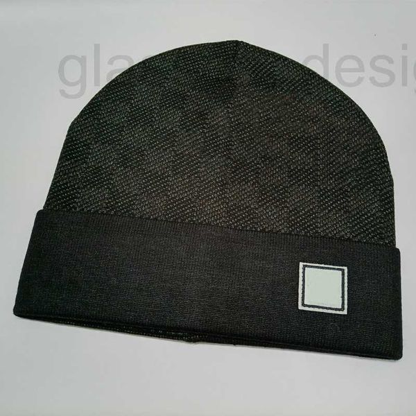 

beanie/skull caps designer woolen hat winter korean edition embroidery letter baotou hats men's and women's checkered simple fashi, Blue;gray