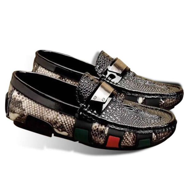 

fashion real leather men dress shoes pointed toe bullock oxfords shoes for men lace up designer men shoes5805651, Black