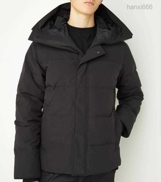 

23ss designer down jackets white duck windbreak men parkas jacket collar winter puffer real wolf fur arctic hood trim doudoune manteau homme, Black